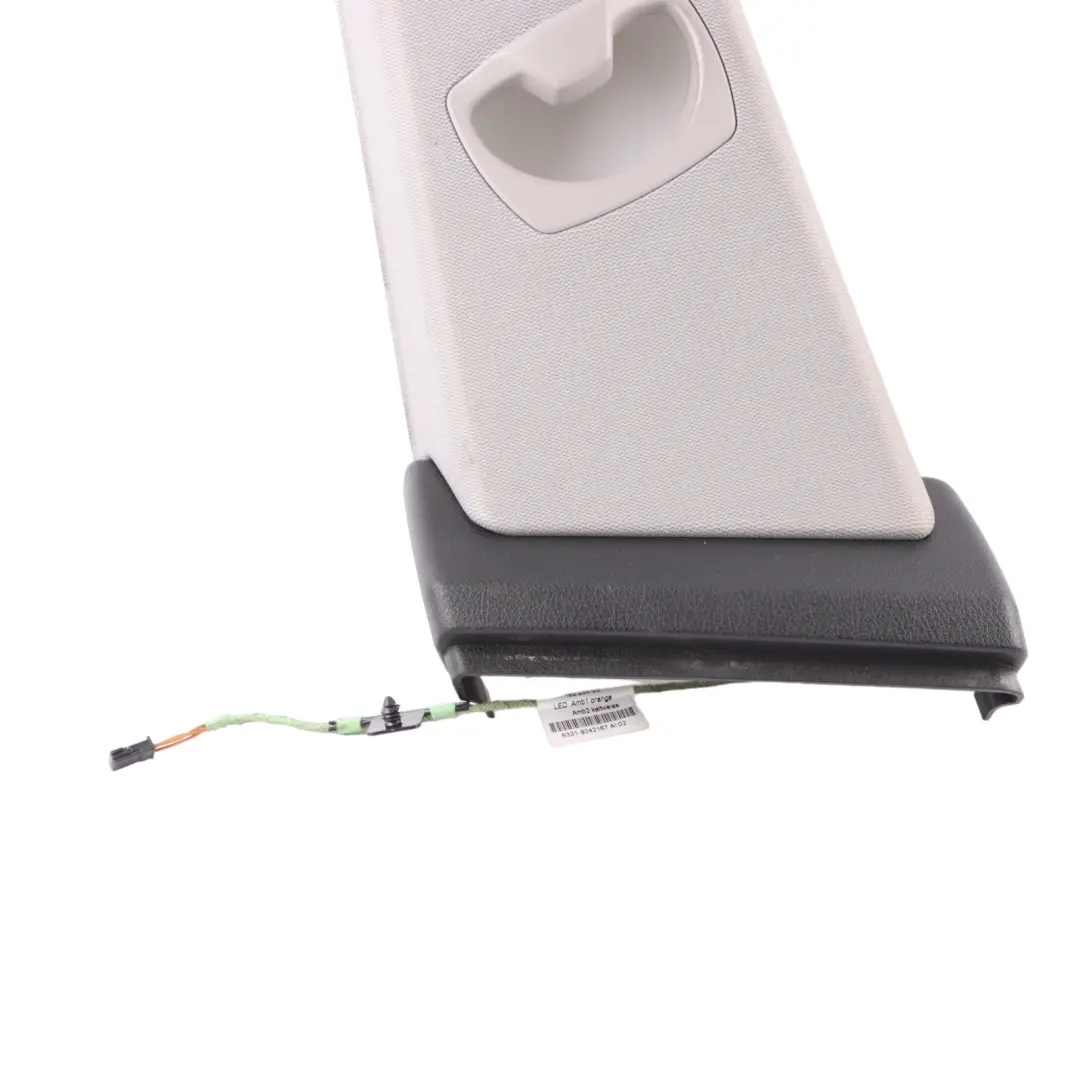 BMW F34 B-Column Trim Cover Upper Left N/S Everest Grey - SKU 7305509 - Part number 7305509