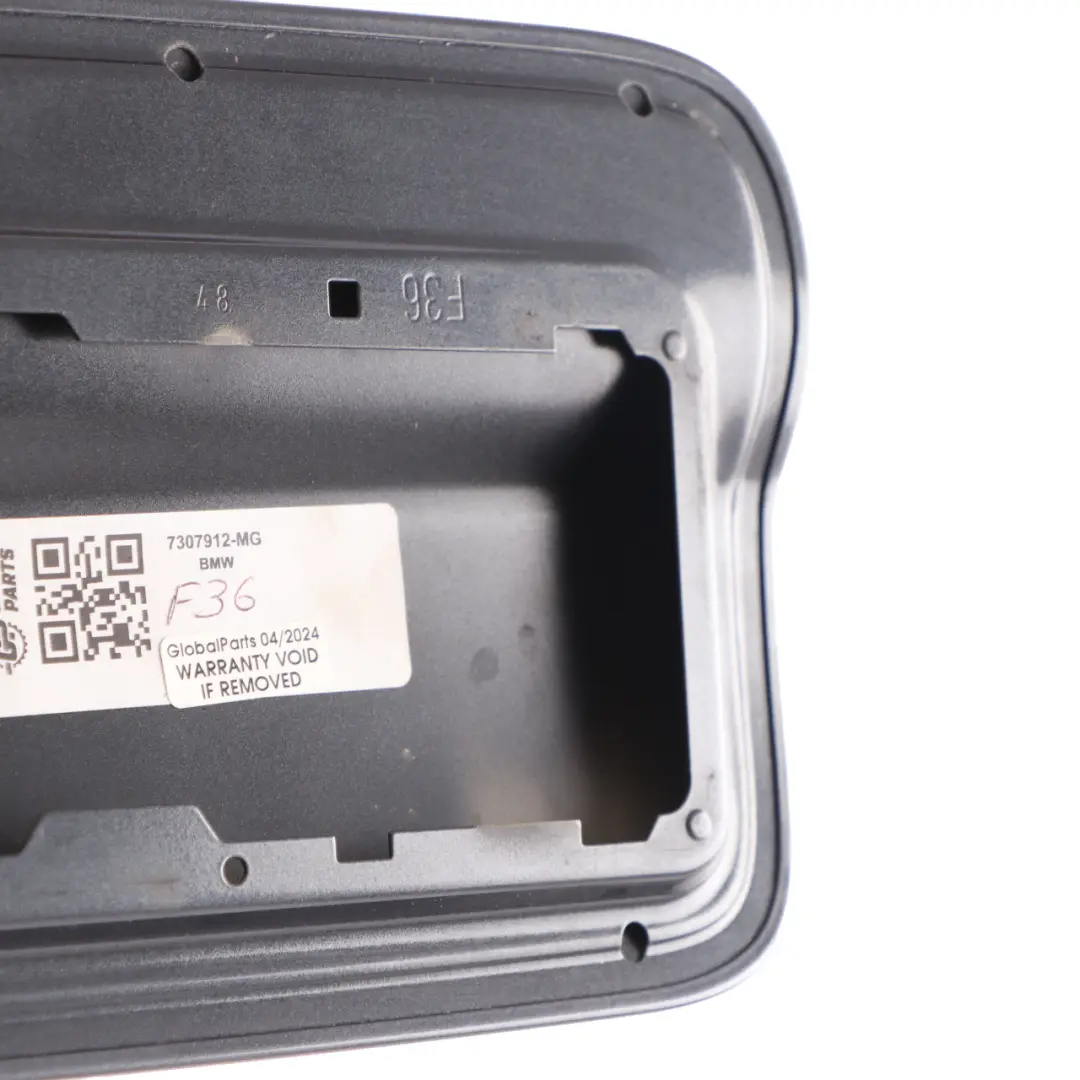 Fill In Flap Filler Cap Mineral Grey Metallic B39 to BMW F36 Fuel Cover with Part number 7307912 BMW F36 Fuel Cover Fill In Flap Filler Cap Mineral Grey Metallic B39 - SKU 7307912-MG - Part number 7307912