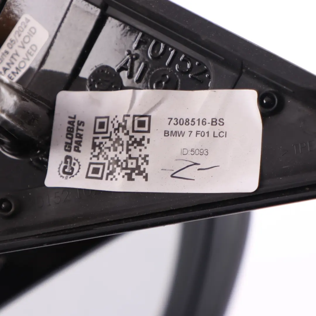 Wing Mirror BMW F01 F02 F03 LCI High Gloss Heated Right O/S 5 Pin Black Sapphire to with Part number 7308516 Wing Mirror BMW F01 F02 F03 LCI High Gloss Heated Right O/S 5 Pin Black Sapphire - SKU 7308516-BS - Part number 7308516