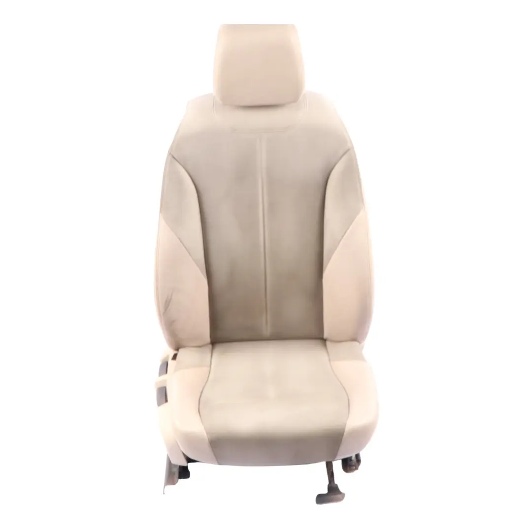 Front Right O/S Seat Fabric Leather Breeze Oyster Interior to BMW F30 with Part number 7308726 BMW F30 Front Right O/S Seat Fabric Leather Breeze Oyster Interior - SKU 7308726 - Part number 7308726