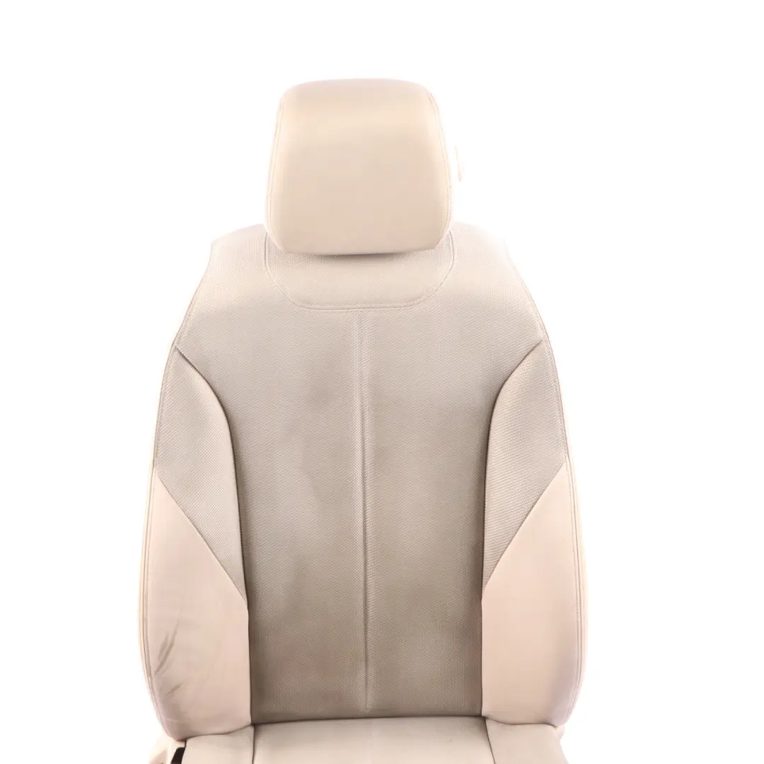 Front Right O/S Seat Fabric Leather Breeze Oyster Interior to BMW F30 with Part number 7308726 BMW F30 Front Right O/S Seat Fabric Leather Breeze Oyster Interior - SKU 7308726 - Part number 7308726