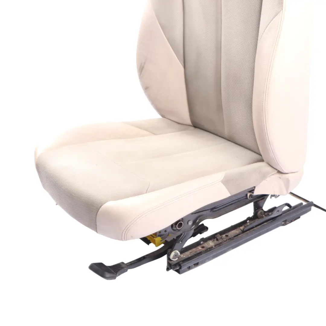 Front Right O/S Seat Fabric Leather Breeze Oyster Interior to BMW F30 with Part number 7308726 BMW F30 Front Right O/S Seat Fabric Leather Breeze Oyster Interior - SKU 7308726 - Part number 7308726