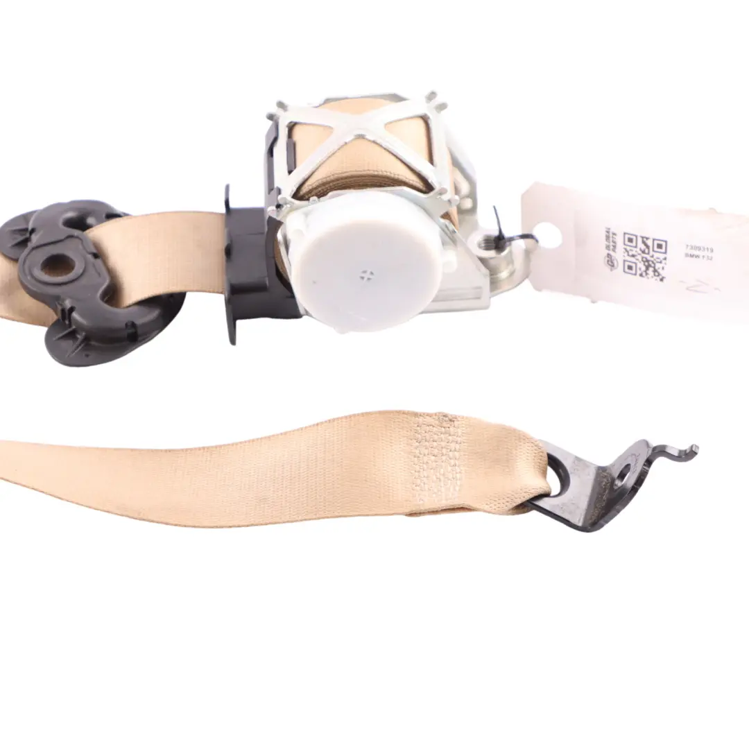 Belt BMW F21 F22 F32 F82 LCI Upper Belt Front Left N/S to Seat with Part number 7309319 Seat Belt BMW F21 F22 F32 F82 LCI Upper Belt Front Left N/S - SKU 7309319 - Part number 7309319