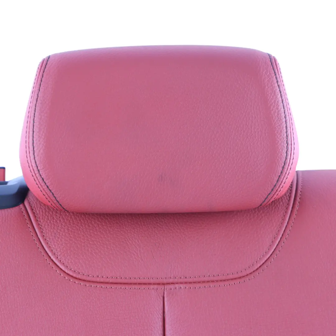 Backrest BMW F31 Touring Right Seat O/S Back Cover Leather Coral Red to Rear with Part number 7309866 Rear Backrest BMW F31 Touring Right Seat O/S Back Cover Leather Coral Red - SKU 7309866 - Part number 7309866