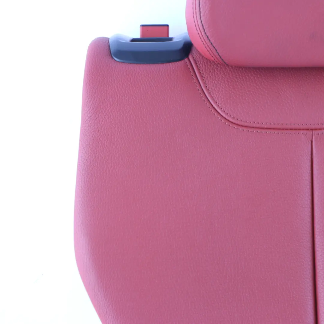 Backrest BMW F31 Touring Right Seat O/S Back Cover Leather Coral Red to Rear with Part number 7309866 Rear Backrest BMW F31 Touring Right Seat O/S Back Cover Leather Coral Red - SKU 7309866 - Part number 7309866