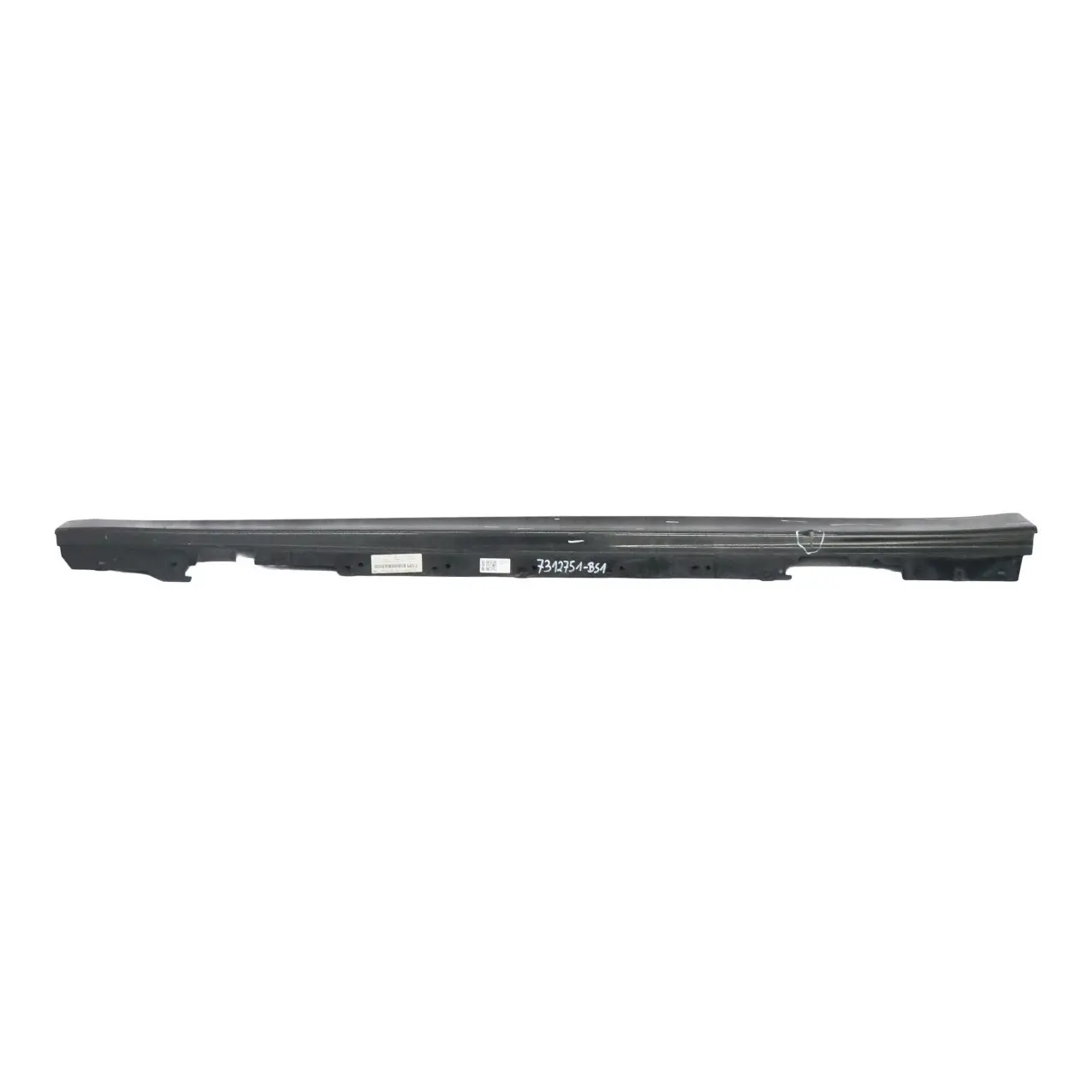 BMW F30 F31 Schwellerleiste Seitenschwellerabdeckung links Schwarz Saphir - 475