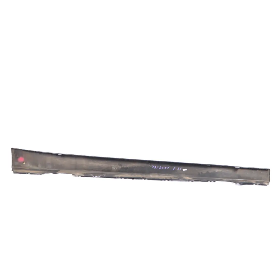 BMW 3 F30 F31 Sill Strip Side Skirt Cover Left N/S Black Sapphire Metallic 475 - SKU 7312751-BS2 - Part number 7312751