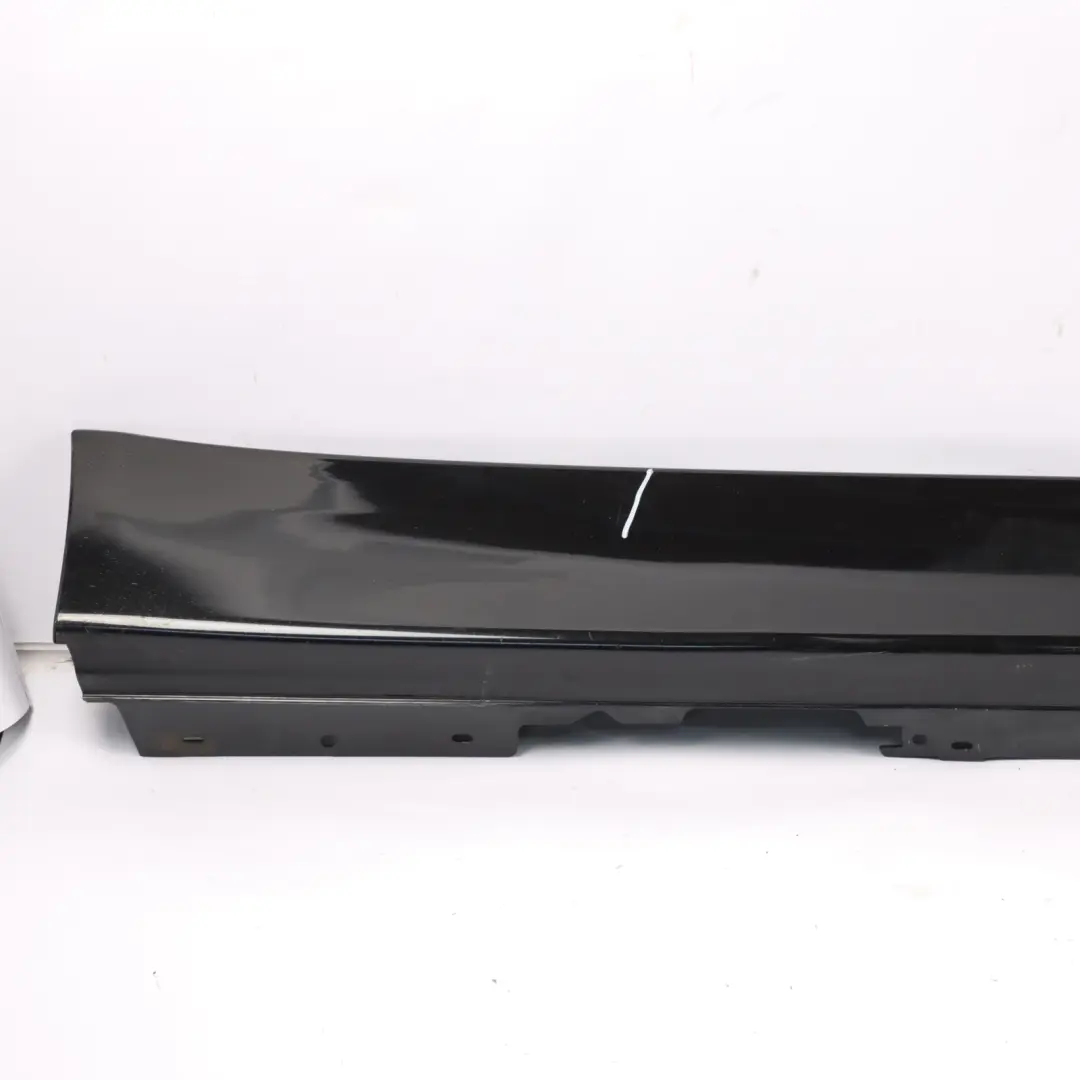 BMW F30 F31 Side Skirt Sill Strip Right O/S Black Sapphire Metallic - 475 - SKU 7312752-BS - Part number 7312752