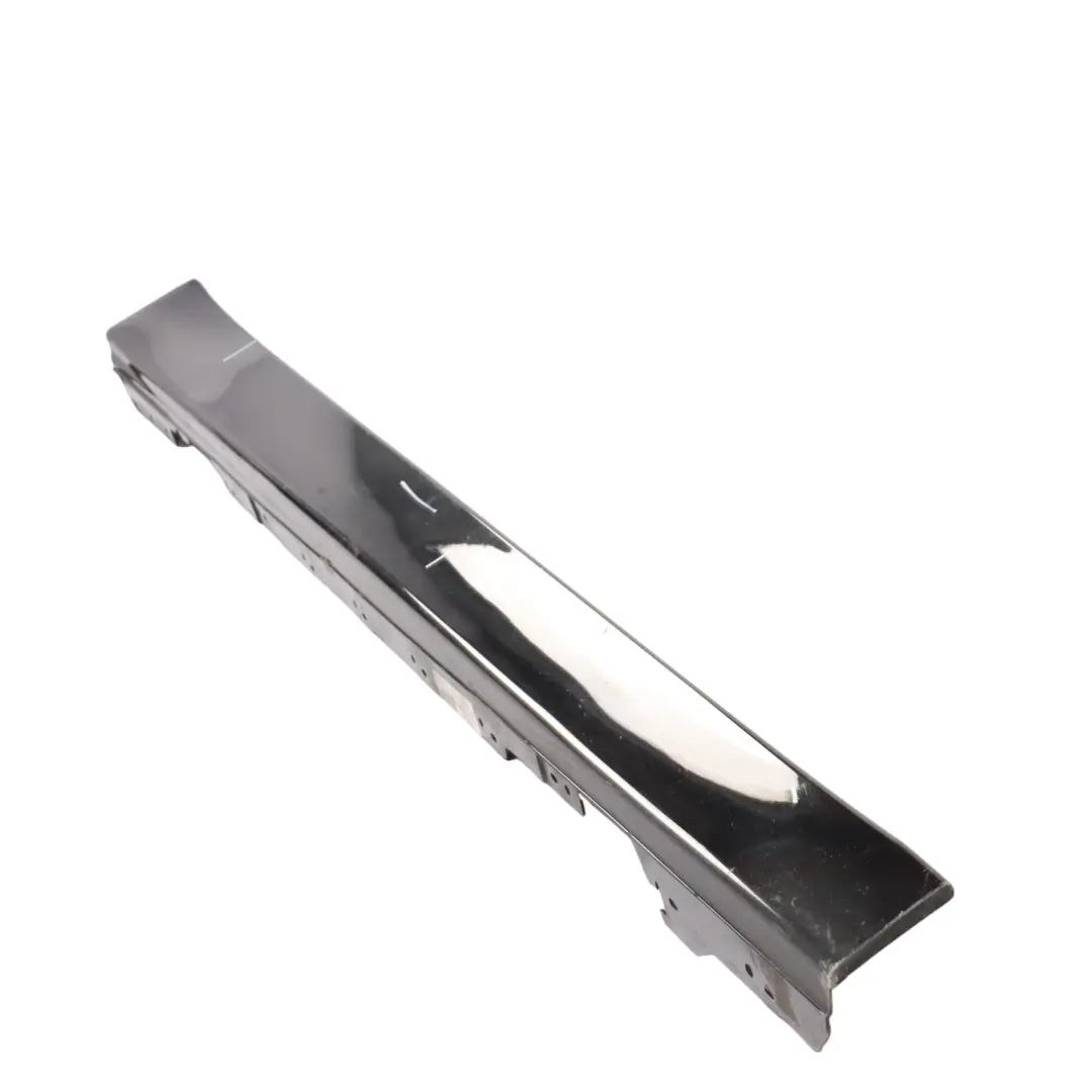 BMW F30 F31 Side Skirt Sill Strip Right O/S Black Sapphire Metallic - 475 - SKU 7312752-BS - Part number 7312752