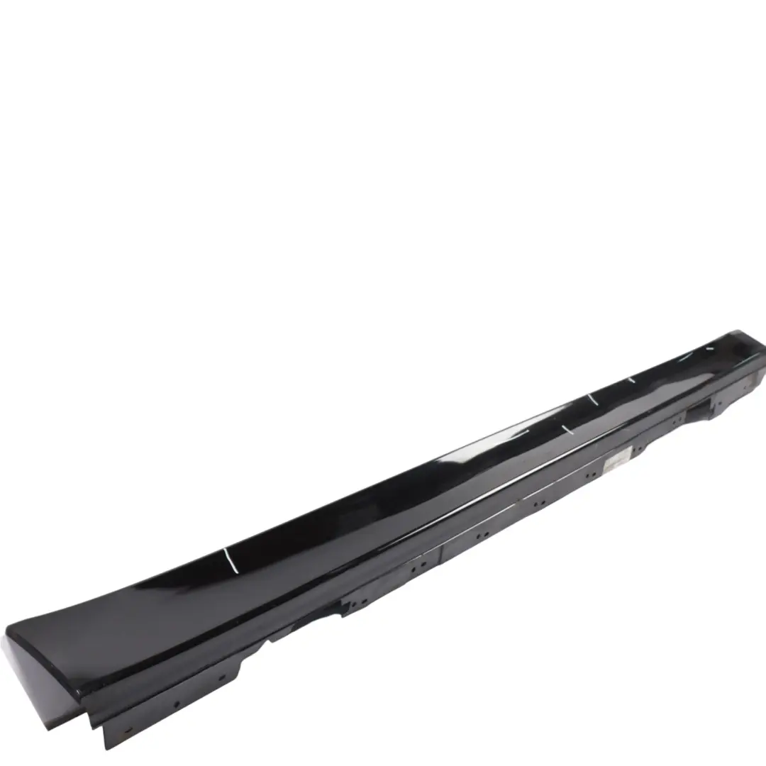 BMW F30 F31 Side Skirt Sill Strip Right O/S Black Sapphire Metallic - 475 - SKU 7312752-BS - Part number 7312752