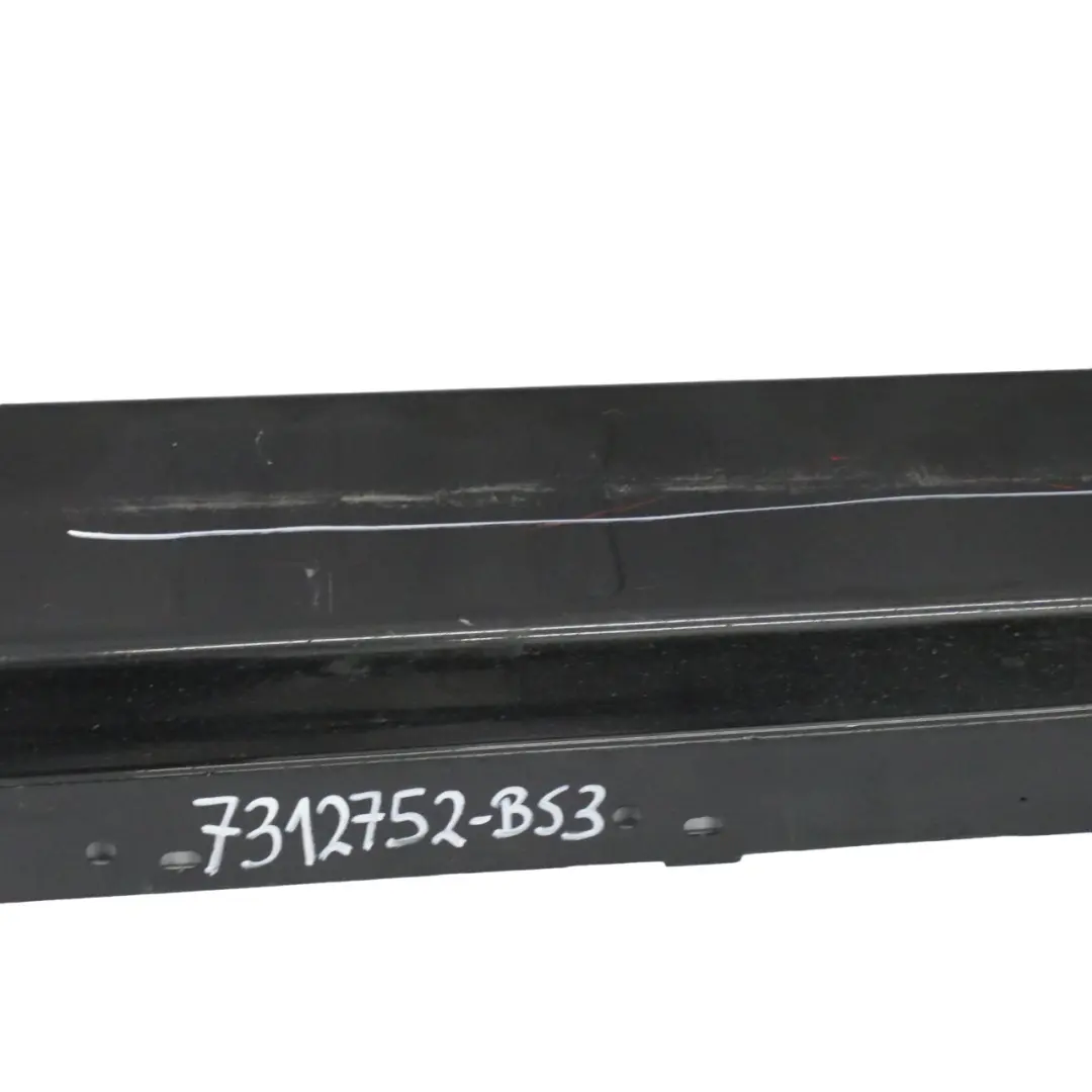 BMW F30 Listello Portiera Gonna Copertura Destra Black Sapphire Nero 475 - SKU 7312752-BS3 - Numero di parte 7312752