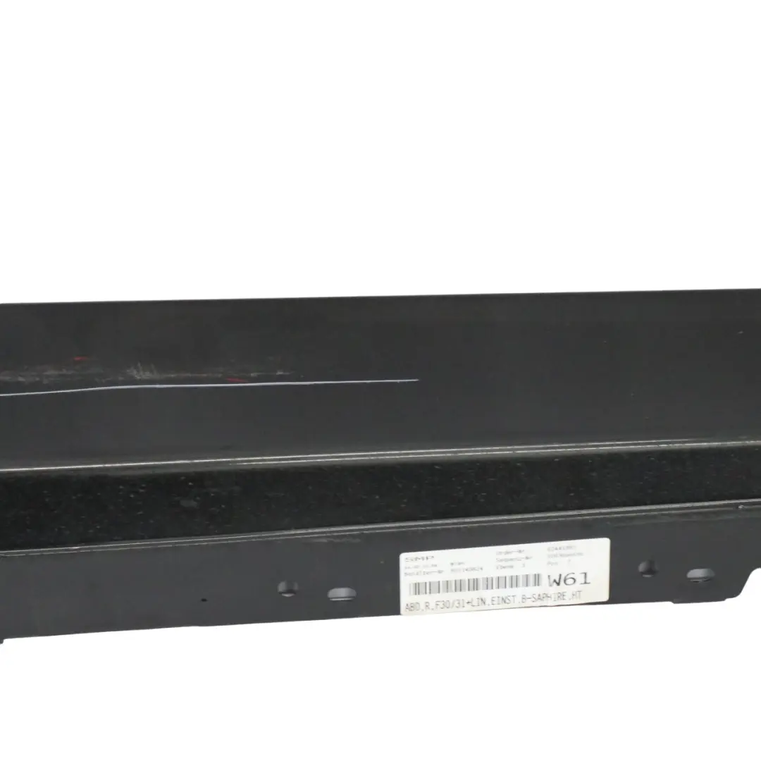 BMW F30 Listello Portiera Gonna Copertura Destra Black Sapphire Nero 475 - SKU 7312752-BS3 - Numero di parte 7312752