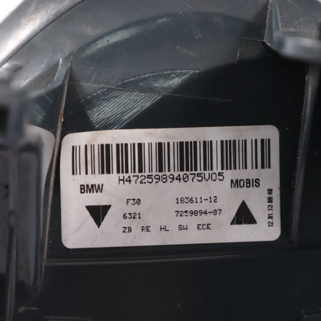  Luz Trasera BMW F30 F80 M3 En El Panel Lateral Derecho 7372784 7259894 - SKU 7312846-2 - Número de pieza 7312846