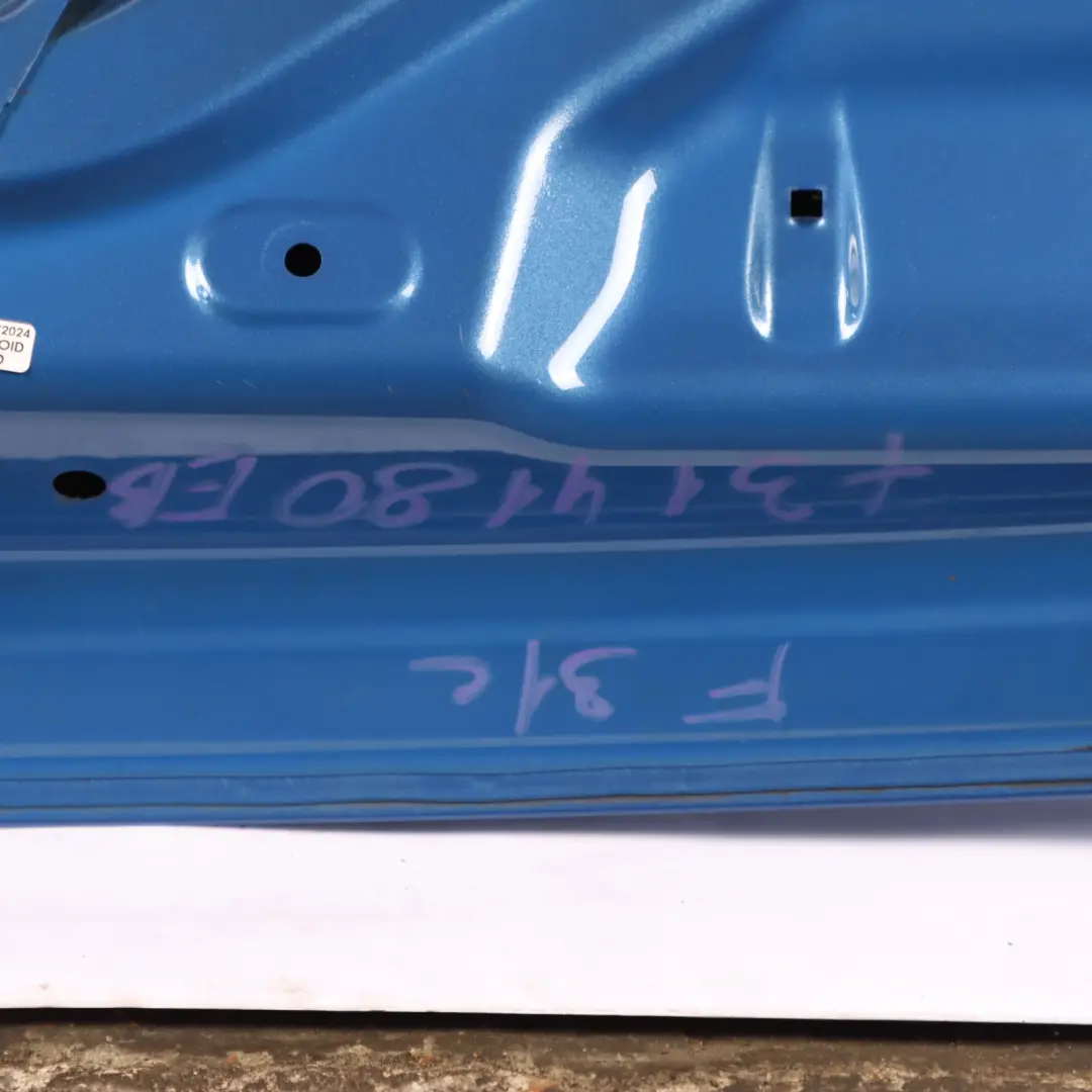 Trunk Lid Boot Lid Tailgate Estorilblau Blue Metallic - B45 to BMW F31 Touring with Part number 7314180 BMW F31 Touring Trunk Lid Boot Lid Tailgate Estorilblau Blue Metallic - B45 - SKU 7314180-EB - Part number 7314180