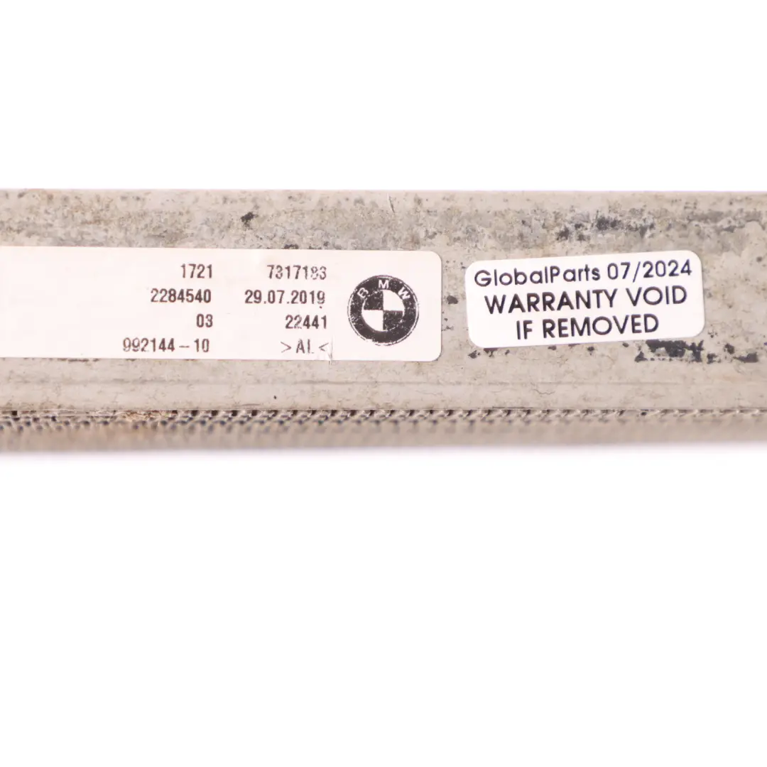 BMW F87 Engine Cooler Oil Cooling Radiator - SKU 7317183 - Part number 7317183