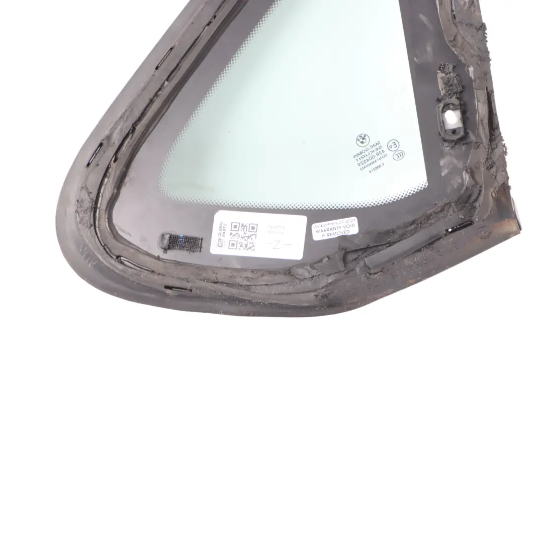 Window Glass BMW X6 F16 F86 Side Quarter Fixed Rear Left N/S AS2 Green to with Part number 7317771 Window Glass BMW X6 F16 F86 Side Quarter Fixed Rear Left N/S AS2 Green - SKU 7317771 - Part number 7317771