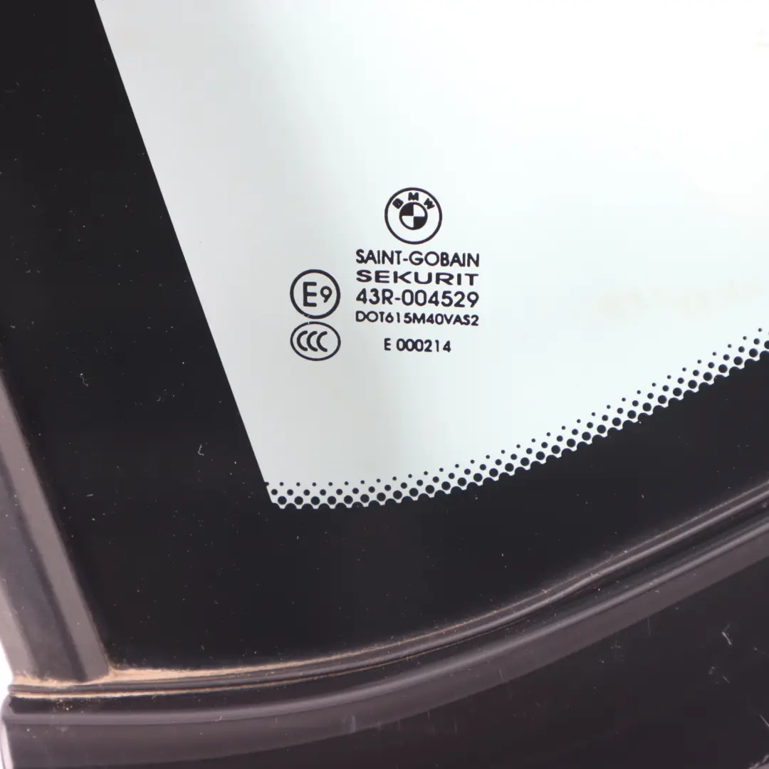 Window Glass BMW X6 F16 F86 Side Quarter Fixed Rear Left N/S AS2 Green to with Part number 7317771 Window Glass BMW X6 F16 F86 Side Quarter Fixed Rear Left N/S AS2 Green - SKU 7317771 - Part number 7317771