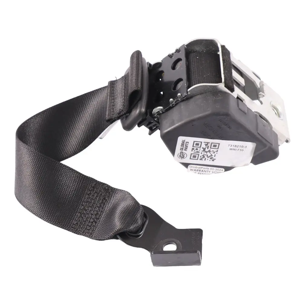 Pas Bezpieczeństwa Tylny Prawy Czarny do Mini Cooper F55 o numerze 7318210 Mini Cooper F55 Pas Bezpieczeństwa Tylny Prawy Czarny - SKU 7318210-1 - Numer Części 7318210