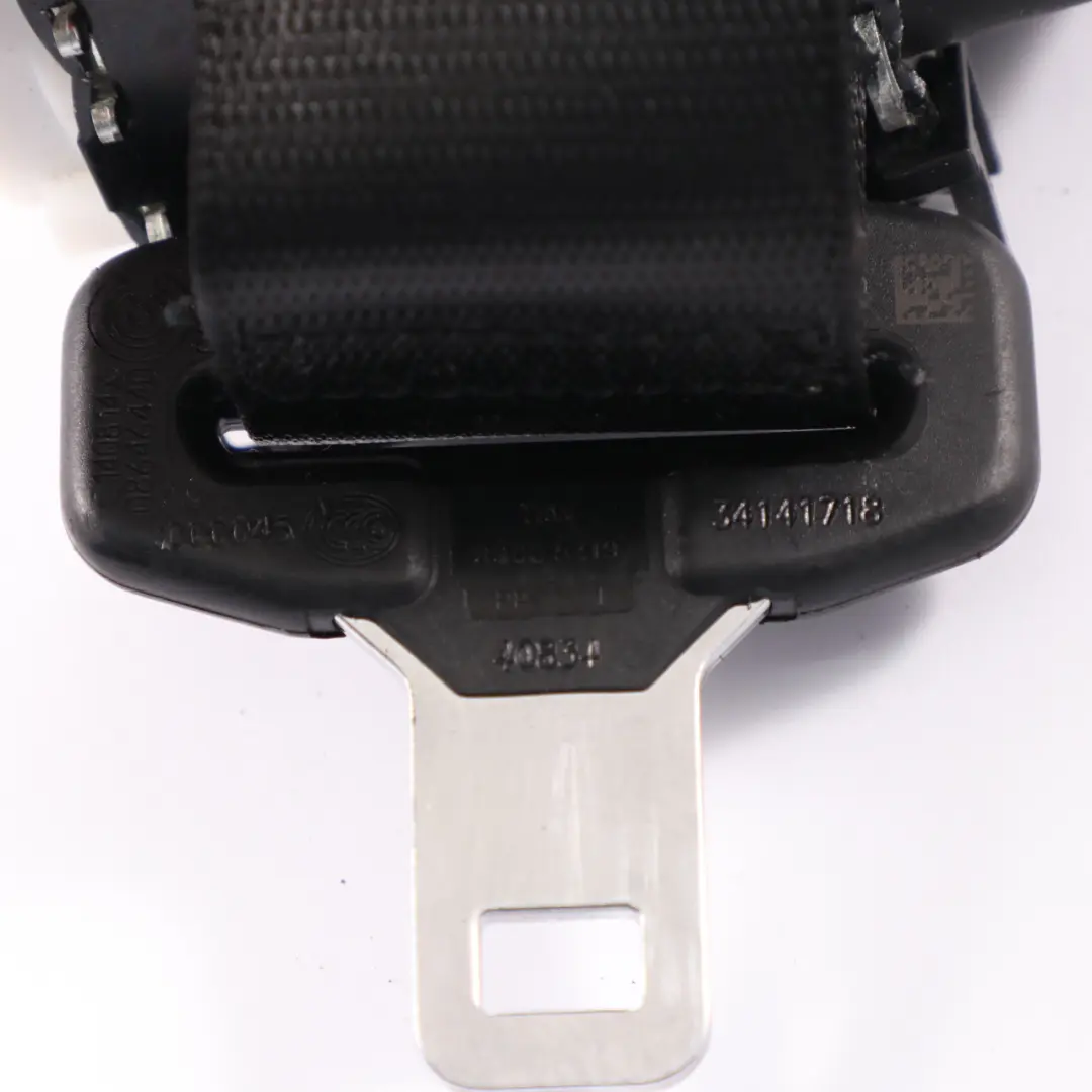 Mini Cooper F55 Seat Belt Upper Safety Belt Rear Right O/S Black - SKU 7318210-1 - Part number 7318210