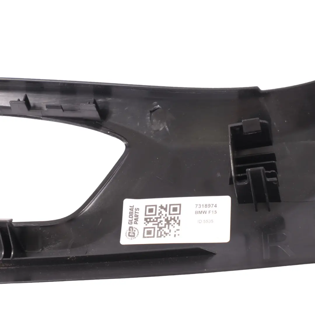  Coprisedile BMW F11 LCI F10 X5 F15 anteriore destro Panel esterno nero - SKU 7318974 - Numero di parte 7318974