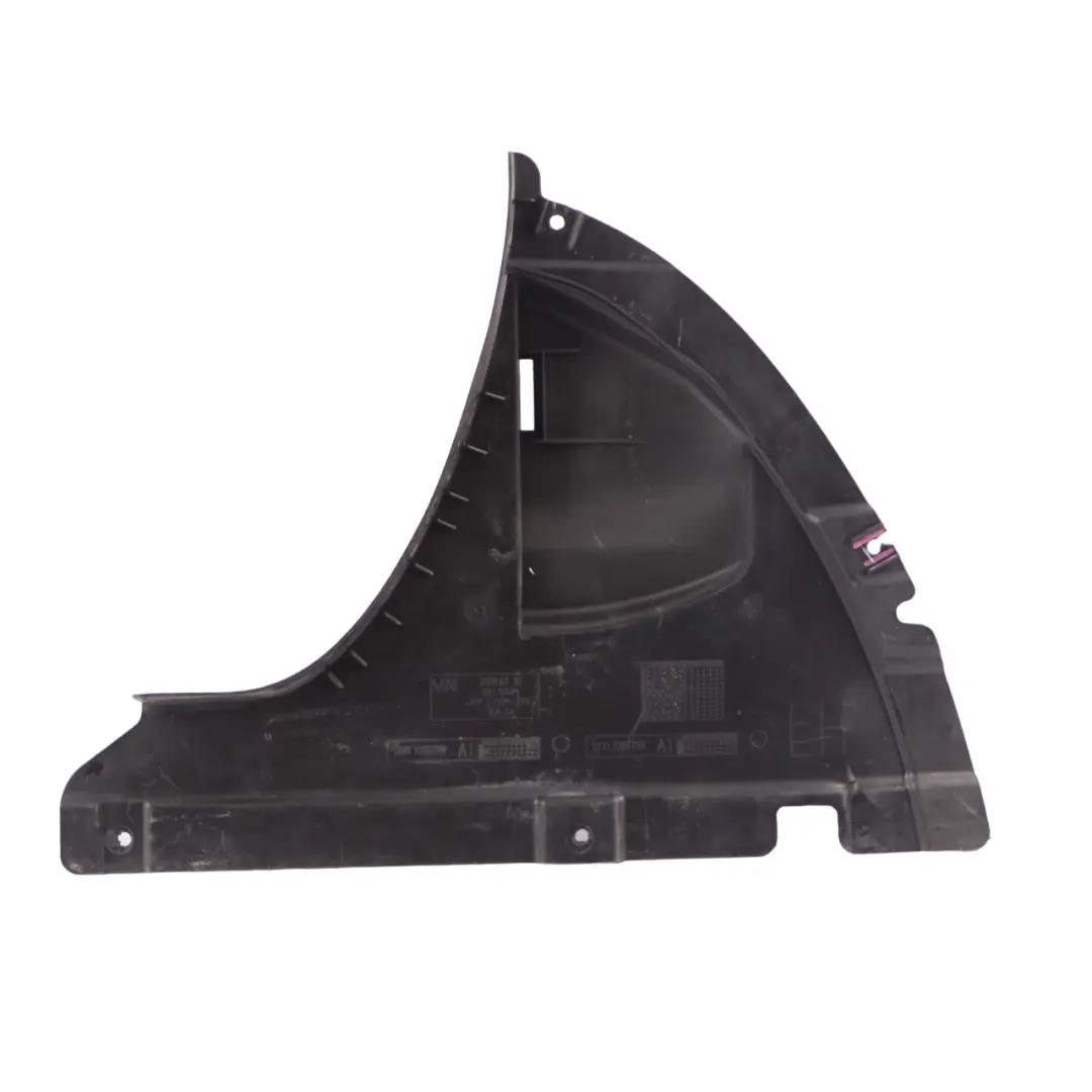 Arch Cover Part Front Left N/S Lower Splash Panel to Mini F55 F56 Wheel with Part number 7290789 Mini F55 F56 Wheel Arch Cover Part Front Left N/S Lower Splash Panel - SKU 7290789-3 - Part number 7290789