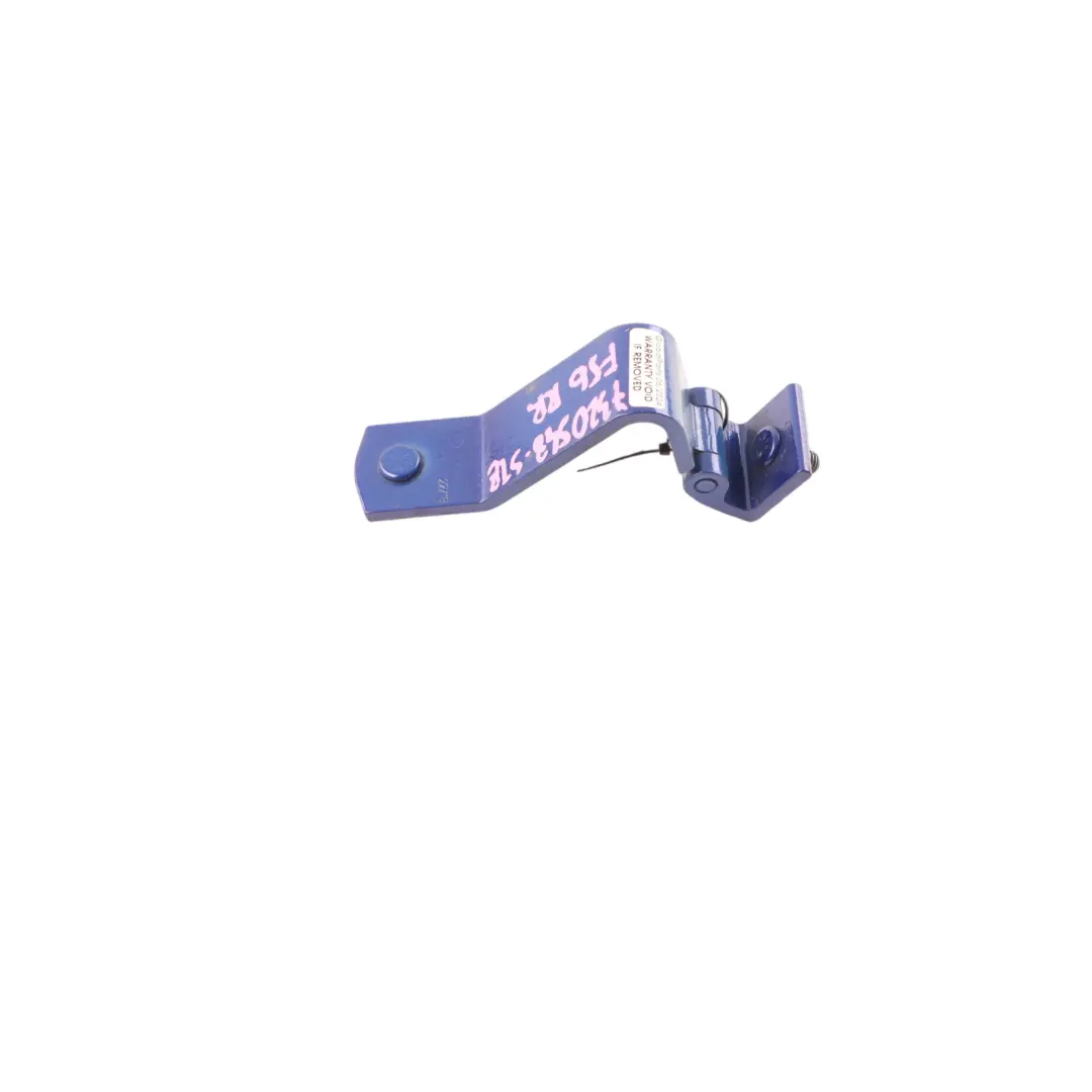 Boot Trunk Lid Hinge Rear Right O/S Starlight Blue B62 to Mini F55 F56 with Part number 7320548 Mini F55 F56 Boot Trunk Lid Hinge Rear Right O/S Starlight Blue B62 - SKU 7320548-STB - Part number 7320548