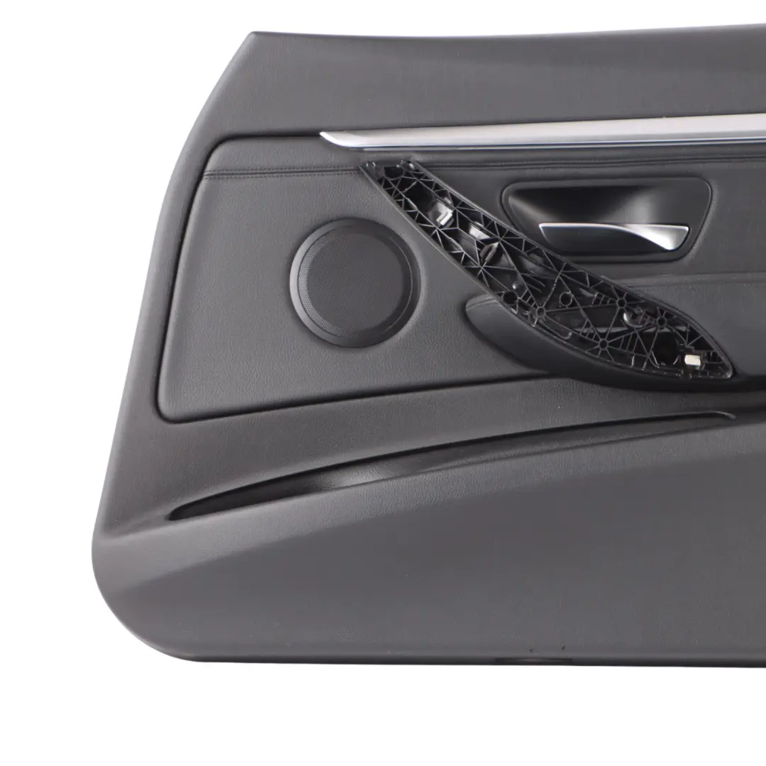BMW F34 Door Card Front Right O/S Panel Cover Leather Black - SKU 7321242 - Part number 7321242