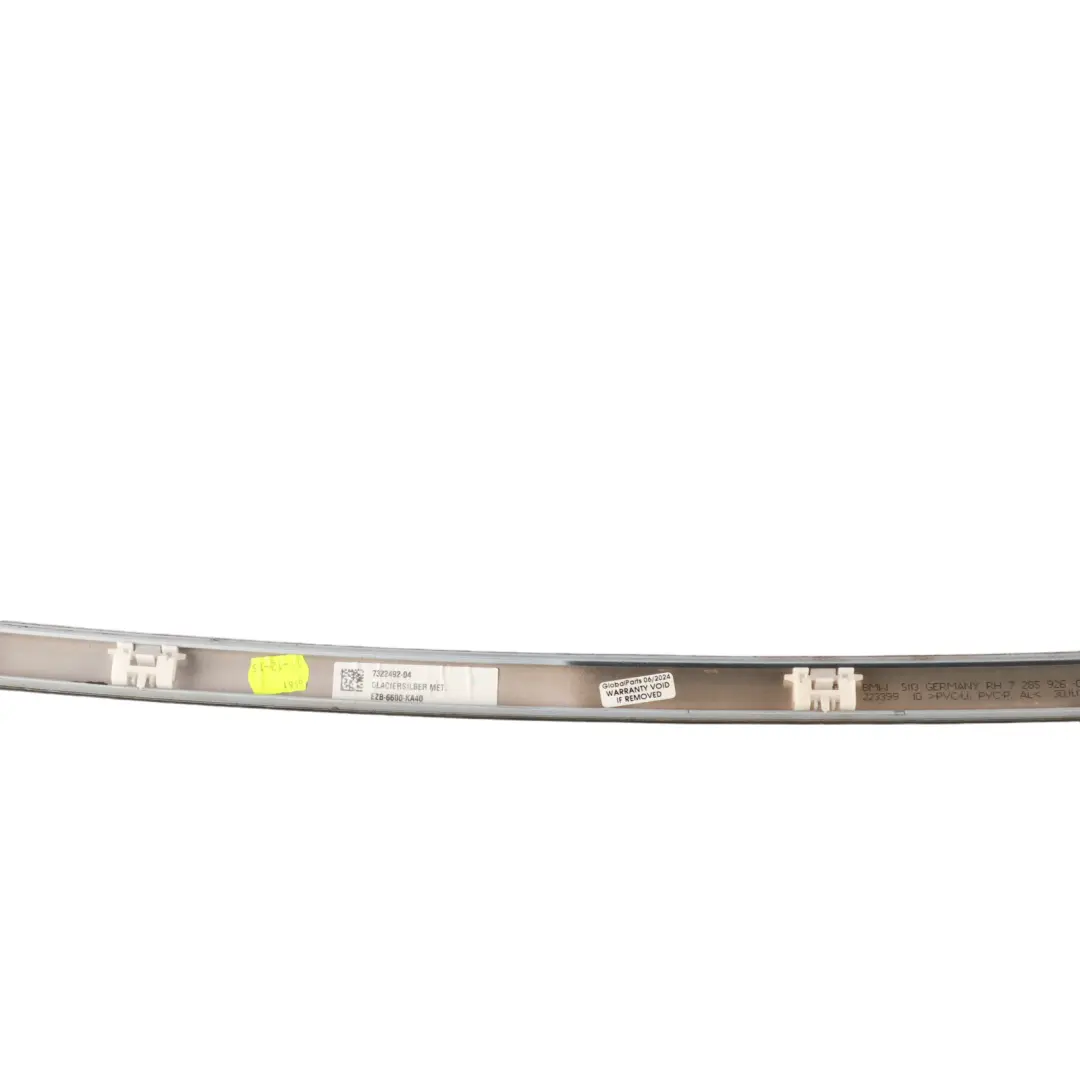 Moulure Galerie Toit Gauche Pour Argent Glacier Métallisé - A83 7322492 pour BMW F32 à propos du numéro de pièce 7341891 BMW F32 Moulure Galerie Toit Gauche Pour Argent Glacier Métallisé - A83 7322492 - SKU 7341891-GSB - Numéro de pièce 7341891