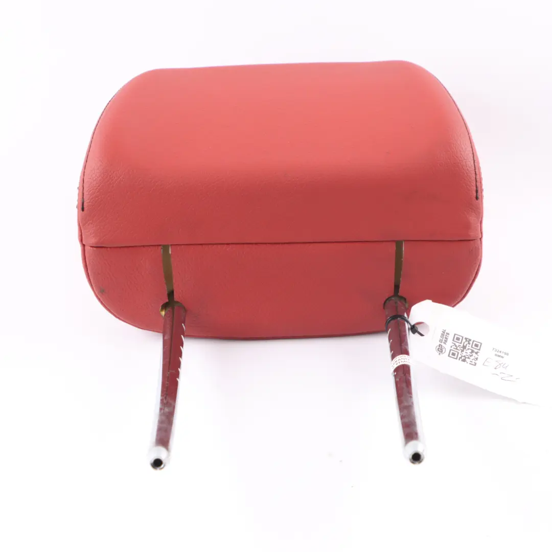 BMW X1 E84 Front Seat Headrest Leather Korral Rod Red Left Right N/O/S - SKU 7324198 - Part number 7324198