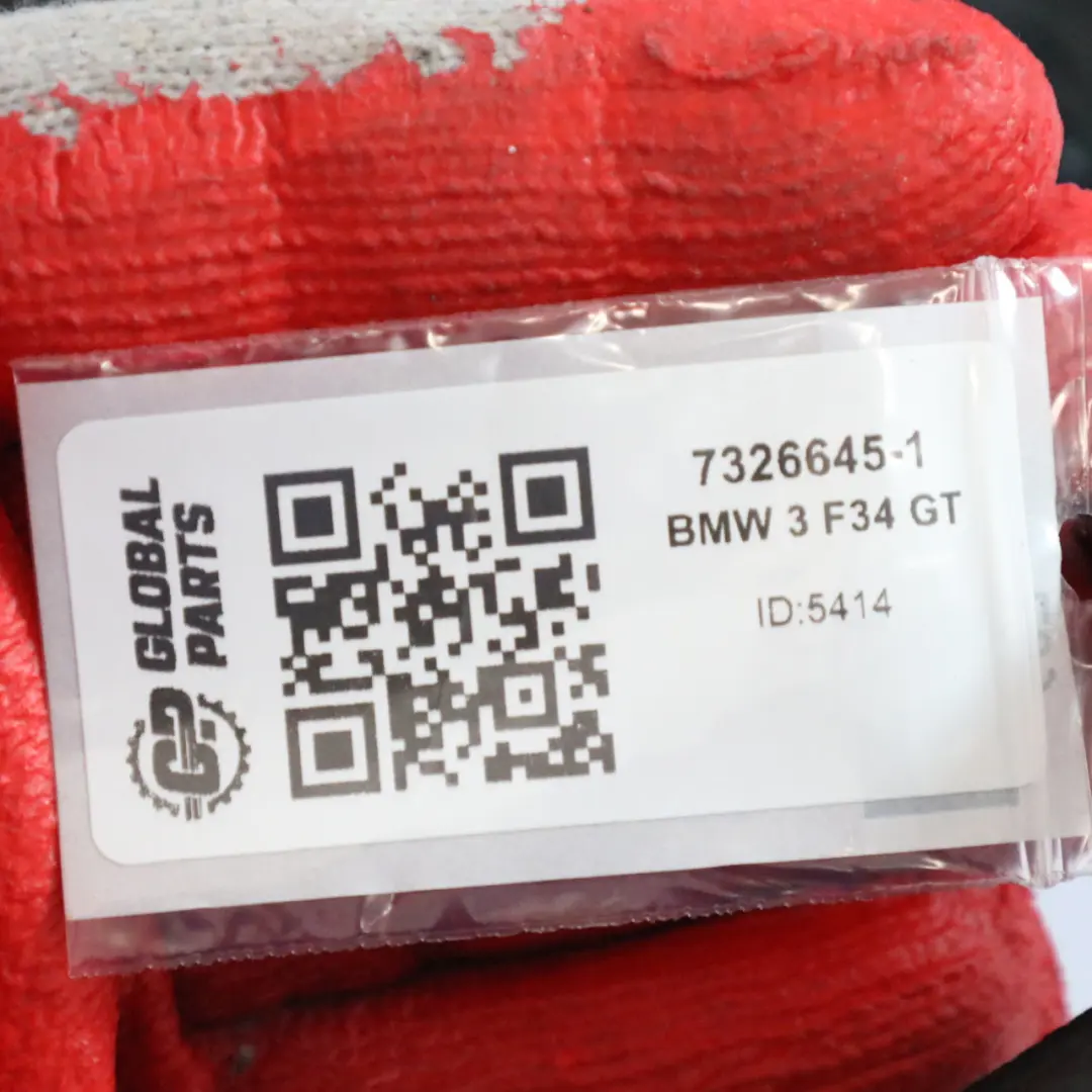 BMW F34 Backrest Seat Leather Dakota Black Rear Left N/S - SKU 7326645 - Part number 7326645