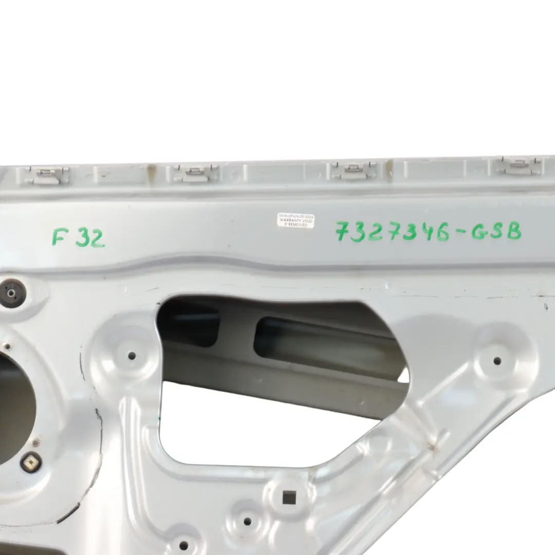 Door Front BMW F32 F33 F82 F83 M4 Right O/S Glacier Silver Metallic - A83 to with Part number 7327346 Door Front BMW F32 F33 F82 F83 M4 Right O/S Glacier Silver Metallic - A83 - SKU 7327346-GSB - Part number 7327346
