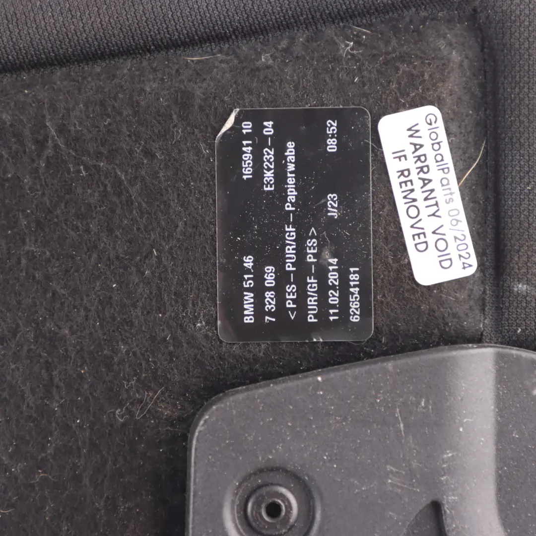 BMW F34 GT Parcel Shelf Trunk Rear Boot Luggage Cover Anthracite - SKU 7328069-1 - Part number 7328069