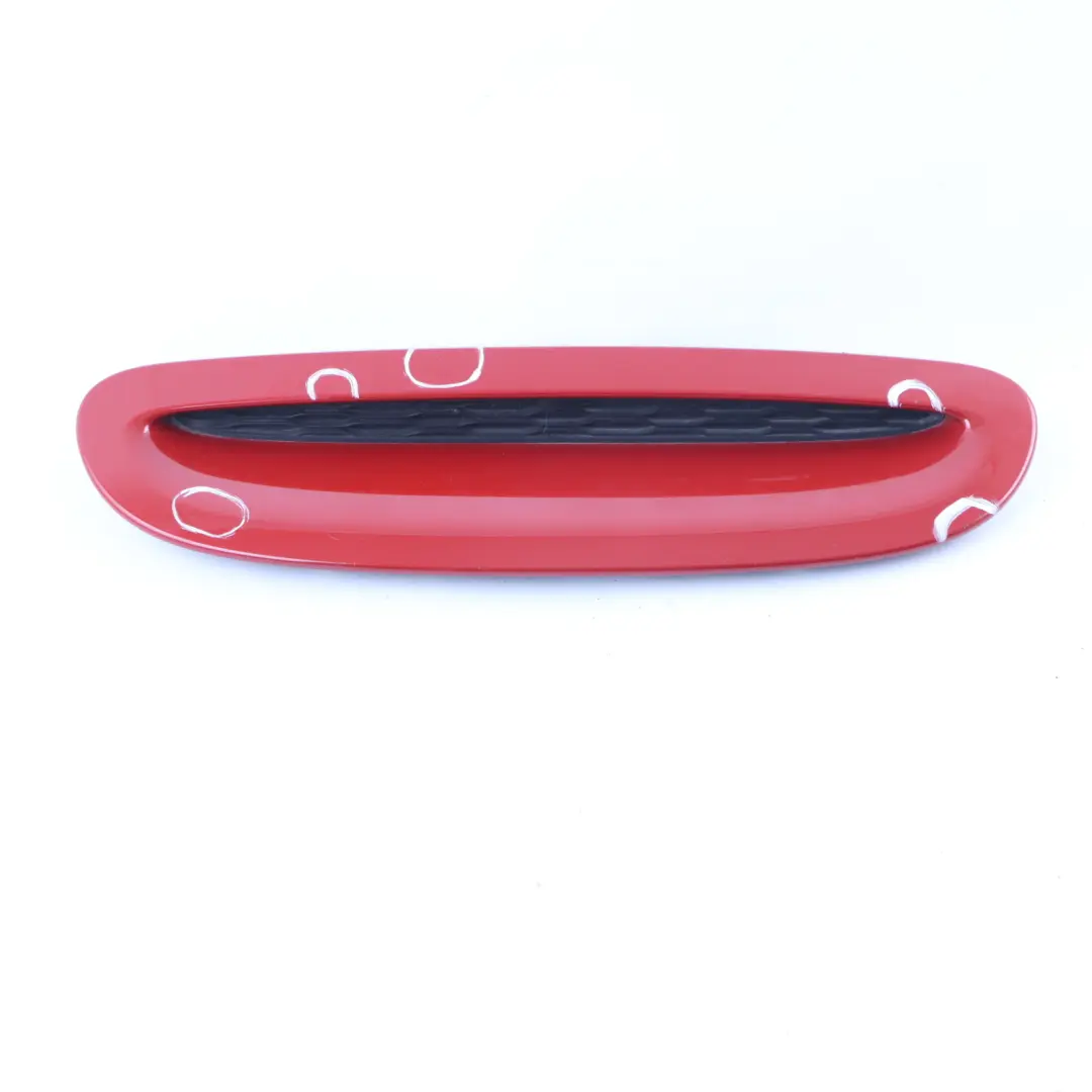 Bonnet Grille Air Inlet Cover Scoop Blazing Red - B83 to Mini F55 F56 S with Part number 7328312 Mini F55 F56 S Bonnet Grille Air Inlet Cover Scoop Blazing Red - B83 - SKU 7328312-BRMII - Part number 7328312