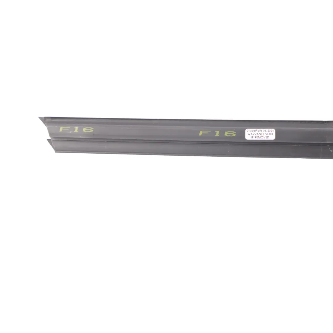 BMW X6 F16 F86 Barre garniture vitre porte avant gauche Joint étanchéité - SKU 7329955 - Numéro de pièce 7329955