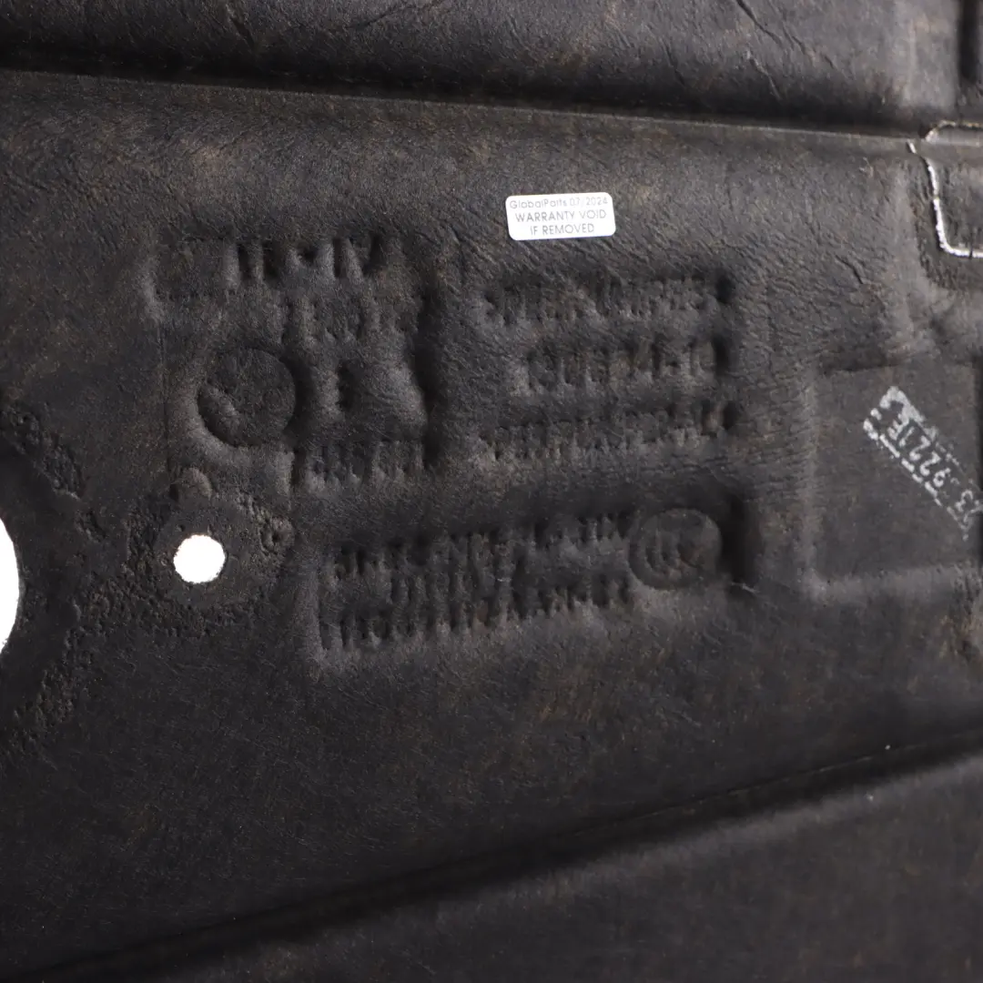 BMW G11 G30 Tunnel Front Sound Insulation Covering Panel Soundproof - SKU 7330727 - Part number 7330727