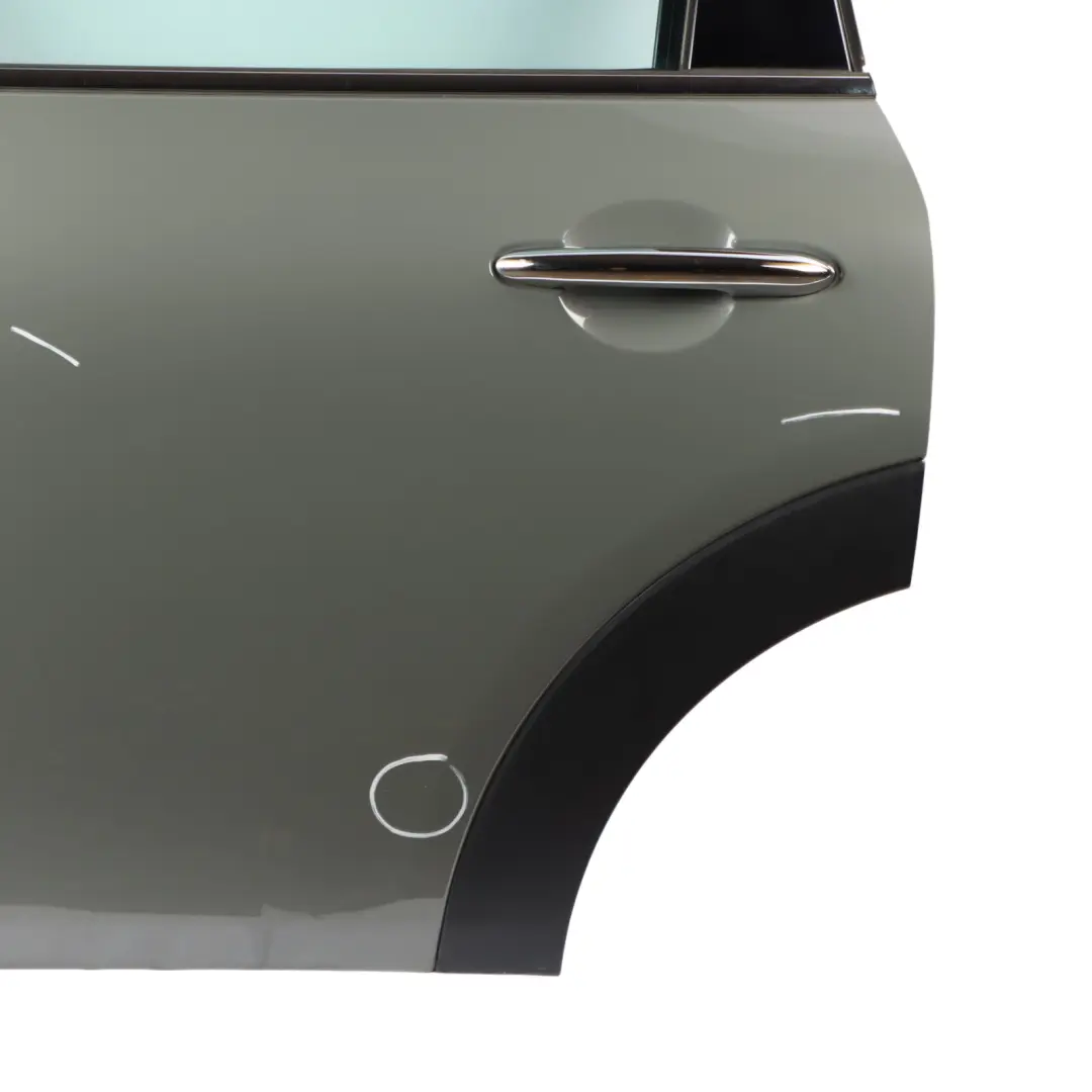 Door Mini F54 Clubman Left N/S Moonwalk Grey Metallic - B71 to Rear with Part number 7343903 Rear Door Mini F54 Clubman Left N/S Moonwalk Grey Metallic - B71 - SKU 7343903-MGM - Part number 7343903