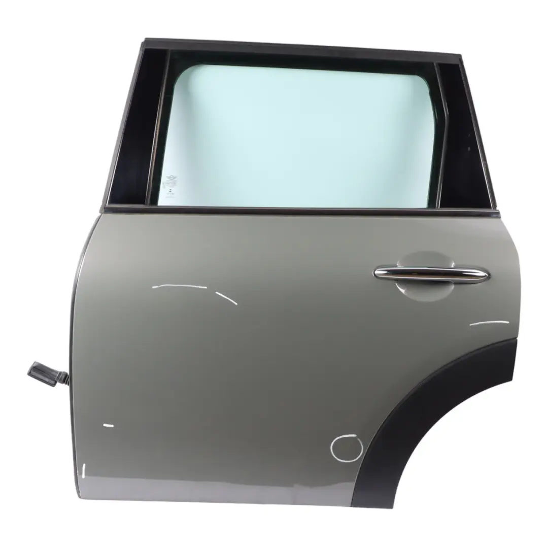 Door Mini F54 Clubman Left N/S Moonwalk Grey Metallic - B71 to Rear with Part number 7343903 Rear Door Mini F54 Clubman Left N/S Moonwalk Grey Metallic - B71 - SKU 7343903-MGM - Part number 7343903