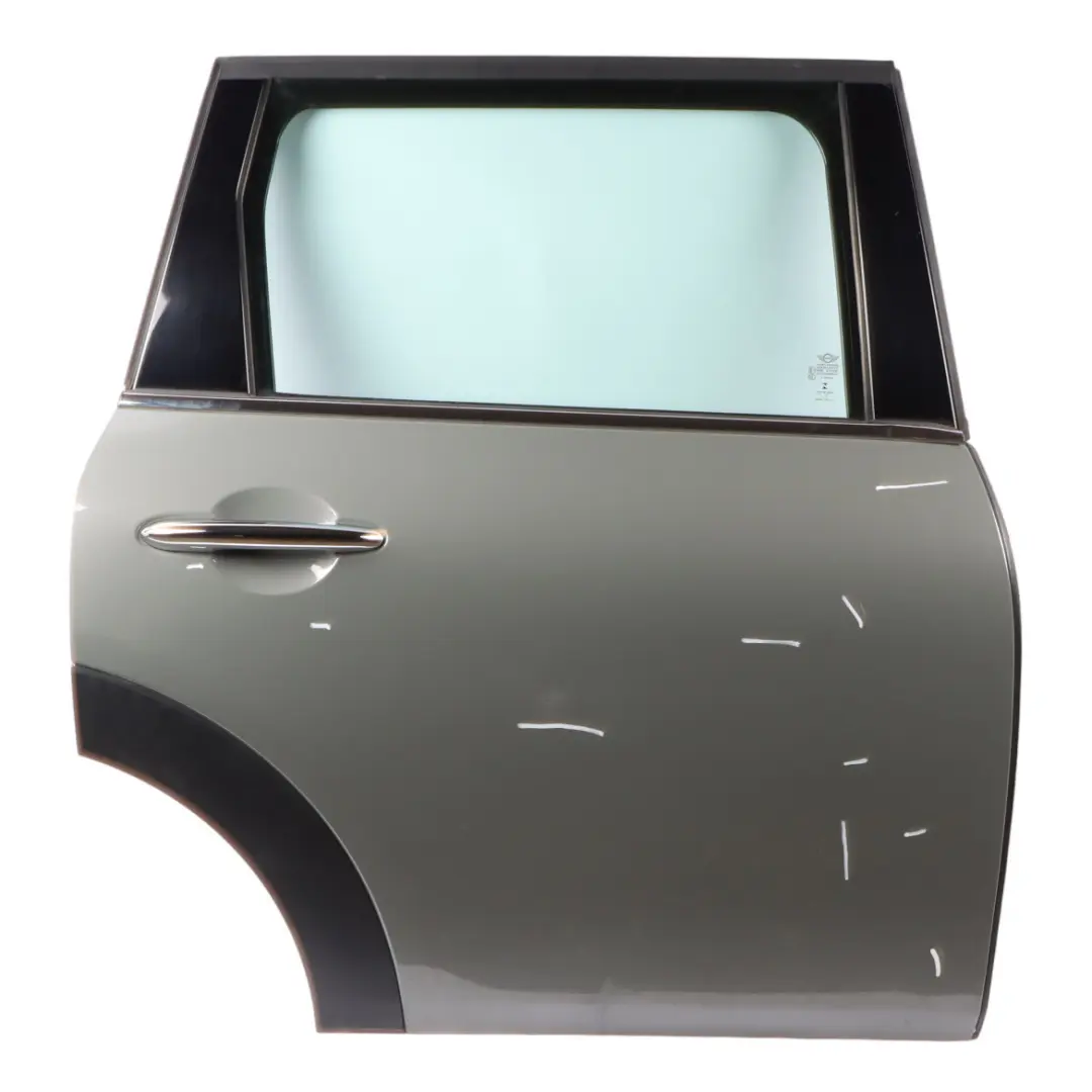 Door Mini F54 Clubman Right O/S Moonwalk Grey Metallic - B71 to Rear with Part number 7343904 Rear Door Mini F54 Clubman Right O/S Moonwalk Grey Metallic - B71 - SKU 7343904-MGM - Part number 7343904