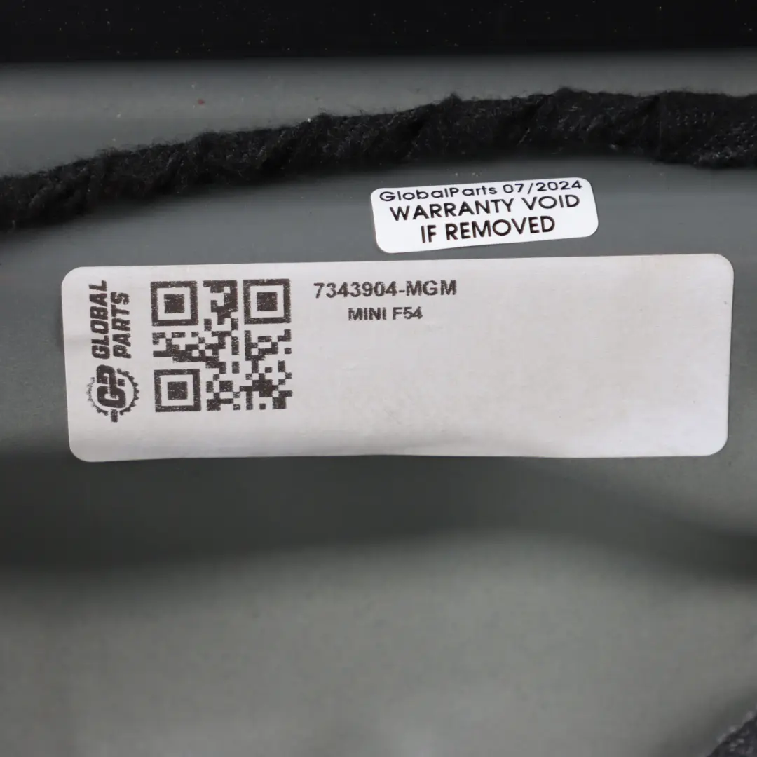 Door Mini F54 Clubman Right O/S Moonwalk Grey Metallic - B71 to Rear with Part number 7343904 Rear Door Mini F54 Clubman Right O/S Moonwalk Grey Metallic - B71 - SKU 7343904-MGM - Part number 7343904