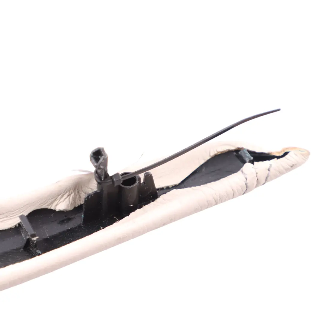 BMW X5 X6 F15 F16 Handbrake Cover Handle Leather Beige Front Left N/S - SKU 7345933 - Part number 7345933
