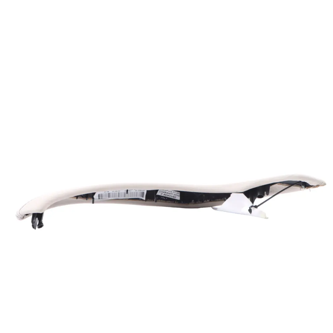 BMW X5 X6 F15 F16 Handbrake Cover Handle Leather Beige Front Left N/S - SKU 7345933 - Part number 7345933