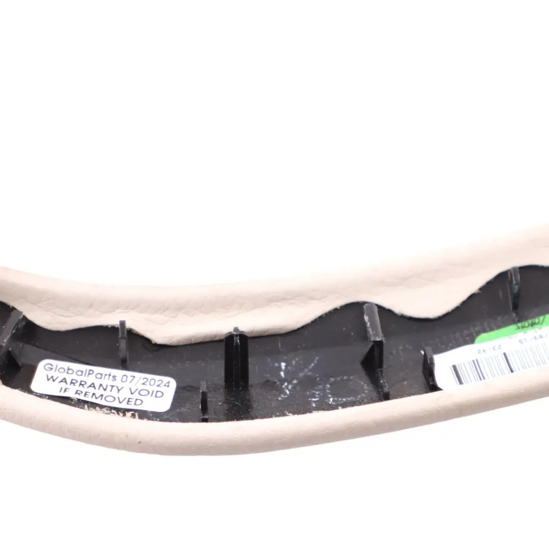 Handbrake Cover Handle Leather Beige Front Right to BMW X5 X6 F15 F16 with Part number 7345934 BMW X5 X6 F15 F16 Handbrake Cover Handle Leather Beige Front Right - SKU 7345934 - Part number 7345934