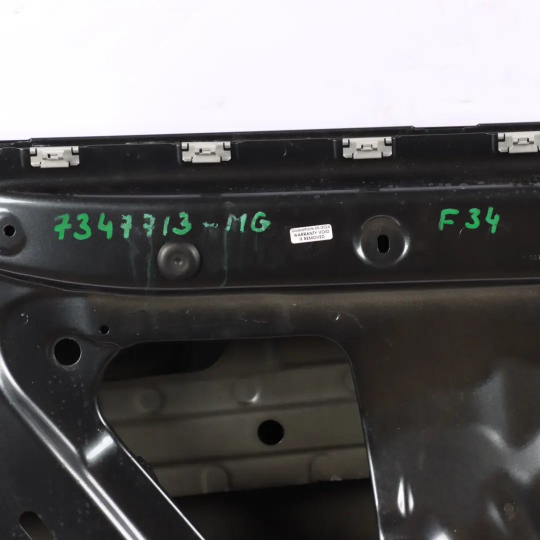 Left Door N/S Mineralgrau Mineral Grey Metallic - B39 to BMW F34 Rear with Part number 7347713 BMW F34 Rear Left Door N/S Mineralgrau Mineral Grey Metallic - B39 - SKU 7347713-MG - Part number 7347713