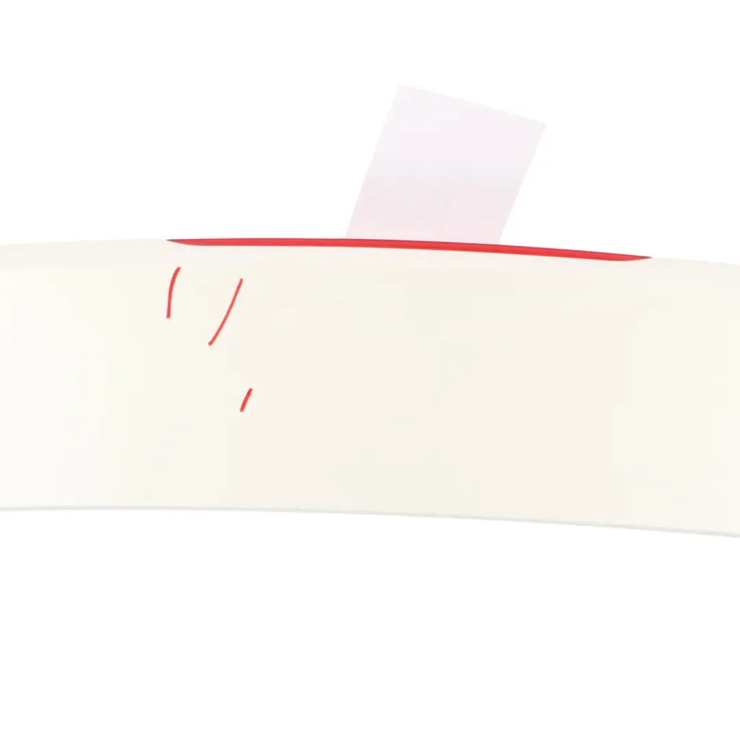 Spoiler Upper Trunk Lid Panel Mineral White - A96 to BMW F46 Gran Tourer Rear with Part number 7349448 BMW F46 Gran Tourer Rear Spoiler Upper Trunk Lid Panel Mineral White - A96 - SKU 7349448-MW - Part number 7349448