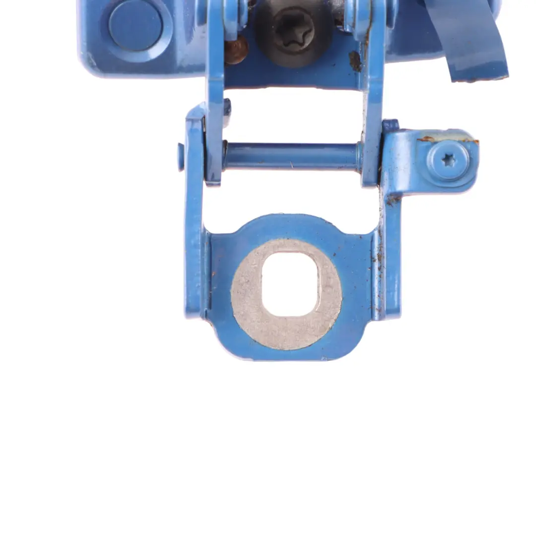 Hinge BMW F46 Trunk Lid Hinge Letf N/S Estorilblau Estoril Blue Metallic - B45 to with Part number 7349449 Hinge BMW F46 Trunk Lid Hinge Letf N/S Estorilblau Estoril Blue Metallic - B45 - SKU 7349449-EB - Part number 7349449