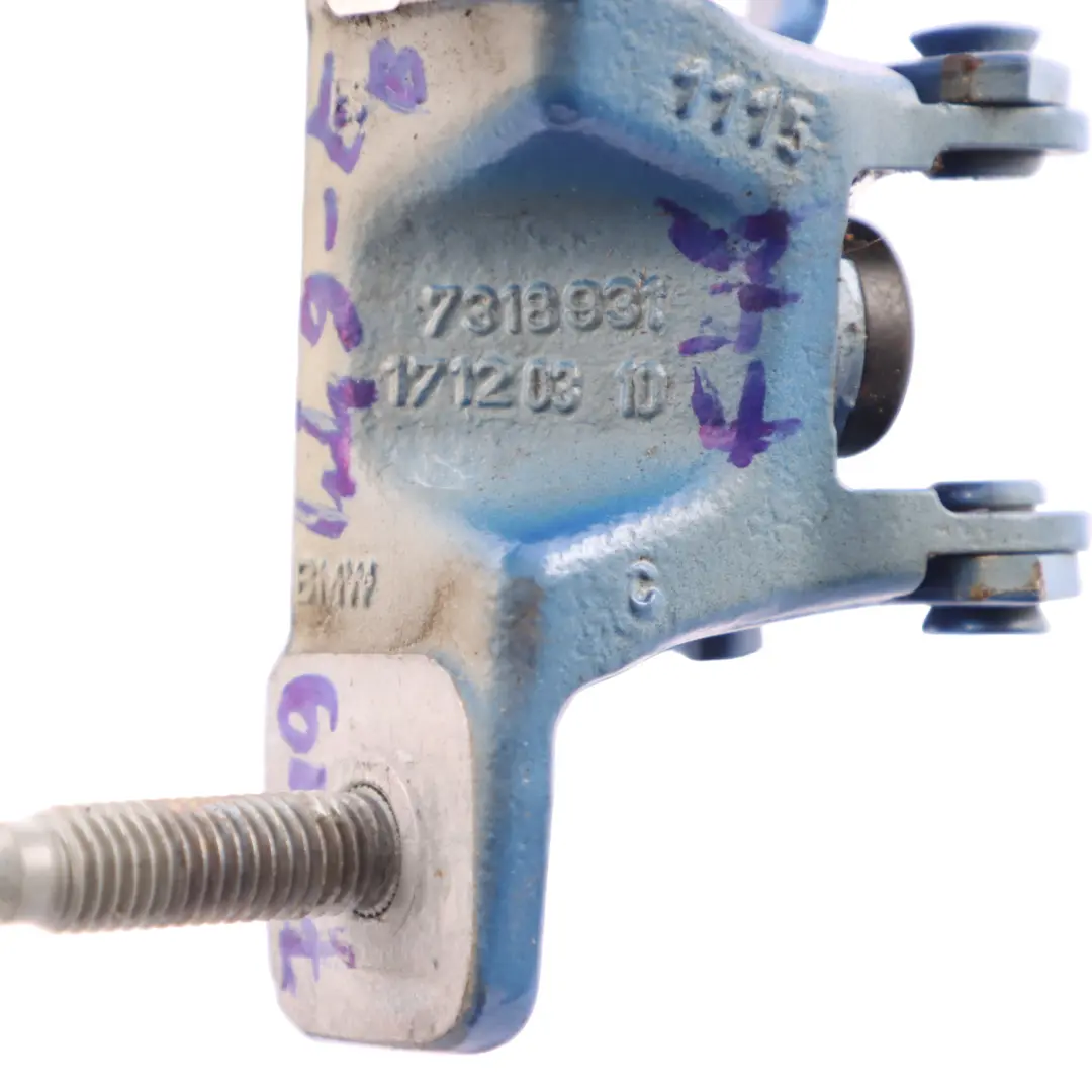  Hinge BMW F46 Trunk Lid Hinge Letf N/S Estorilblau Estoril Blue Metallic - B45 - SKU 7349449-EB  - Part number 7349449