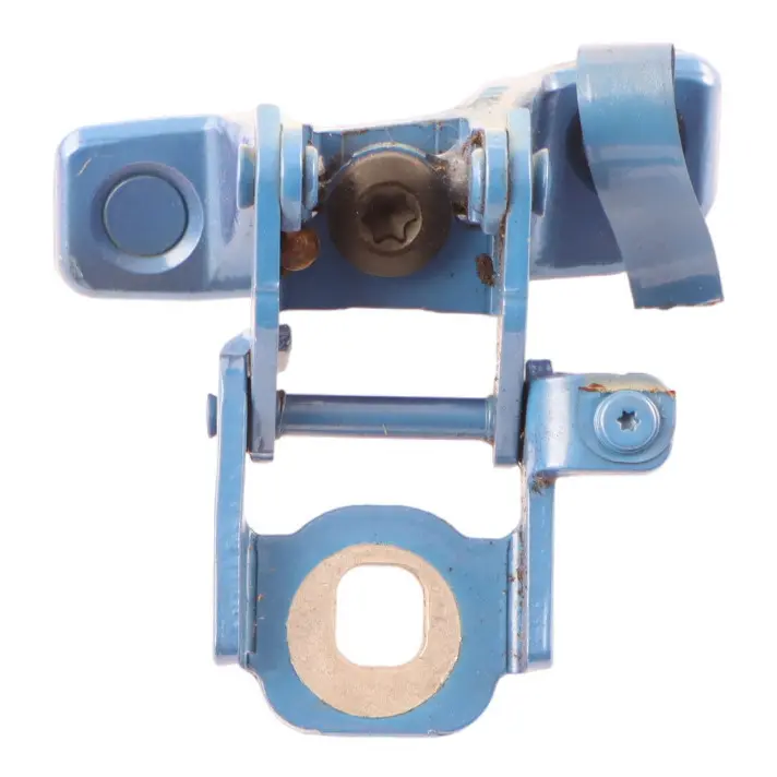 Hinge BMW F46 Trunk Lid Hinge Letf N/S Estorilblau Estoril Blue Metallic - B45 to with Part number 7349449 Hinge BMW F46 Trunk Lid Hinge Letf N/S Estorilblau Estoril Blue Metallic - B45 - SKU 7349449-EB - Part number 7349449