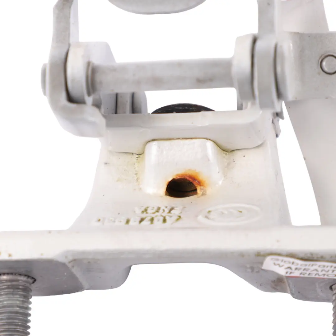Hinge BMW F46 Trunk Lid Hinge Right O/S Mineral White Metallic - A96 to with Part number 7349450 Hinge BMW F46 Trunk Lid Hinge Right O/S Mineral White Metallic - A96 - SKU 7349450-MW - Part number 7349450