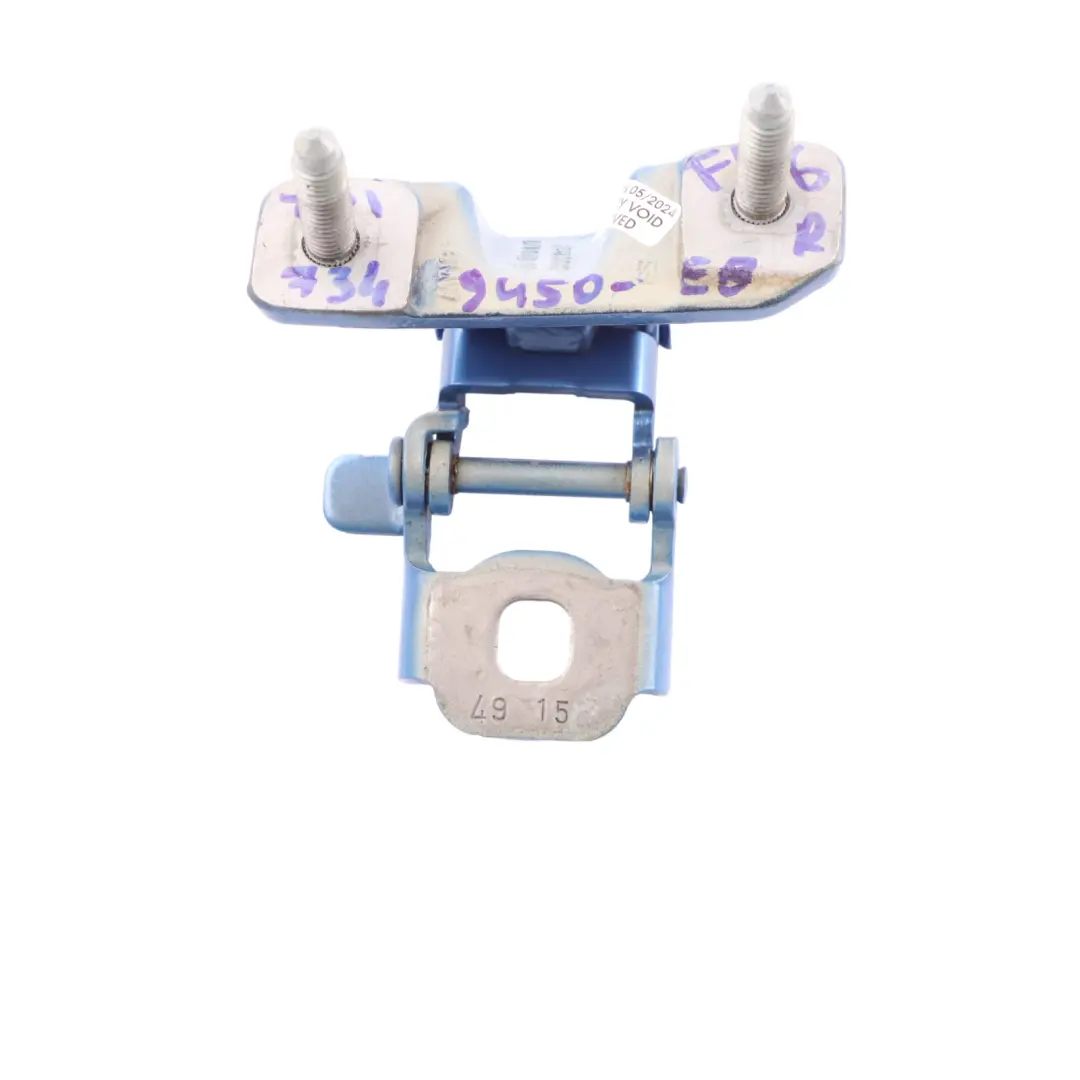  Hinge BMW F46 Trunk Lid Hinge Right O/S Estorilblau Blue Metallic - B45 - SKU 7349450-EB - Part number 7349450