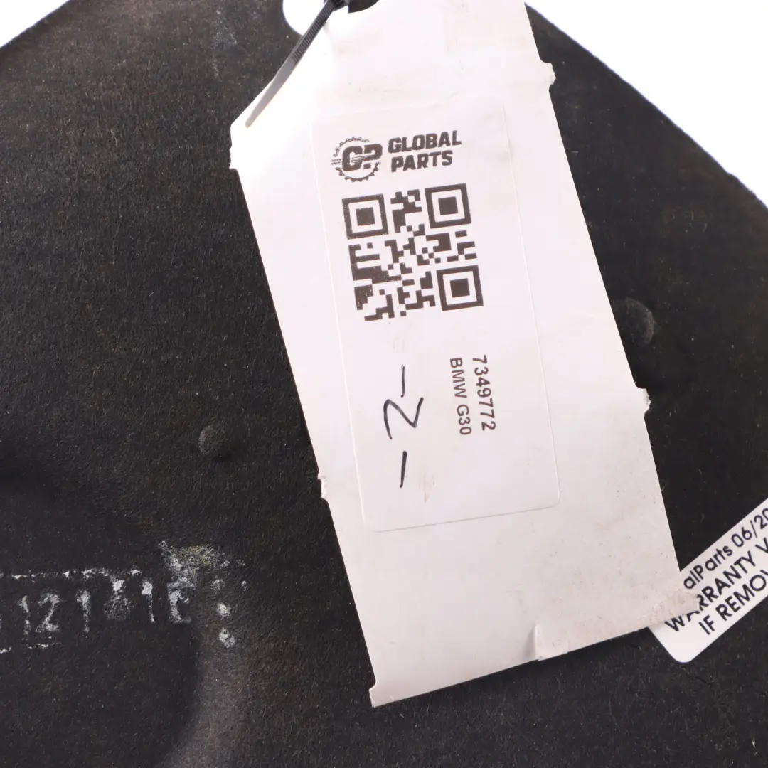 Hood Insulation BMW G12 G30 G31 Sound Insulation Cover Panel Right O/S to with Part number 7349772 Hood Insulation BMW G12 G30 G31 Sound Insulation Cover Panel Right O/S - SKU 7349772 - Part number 7349772